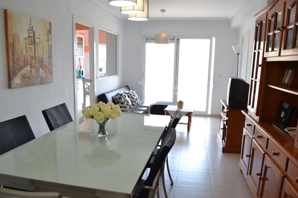 Apartamento Junto A Playa Y Cerca De Campo De Golf El Perellonet Eksteriør billede
